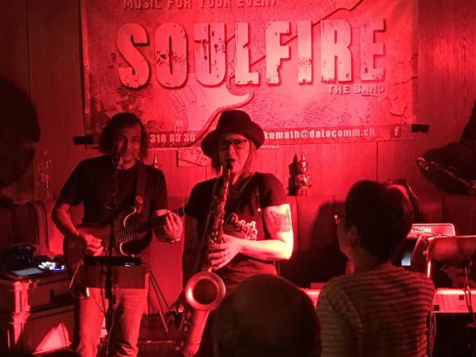 Geburtagsparty, spontan ein paar Lieder mit Soulfire